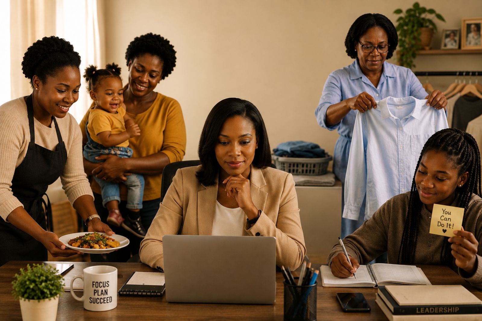 Behind Every Successful Career Woman Is a Small Army of Helpers